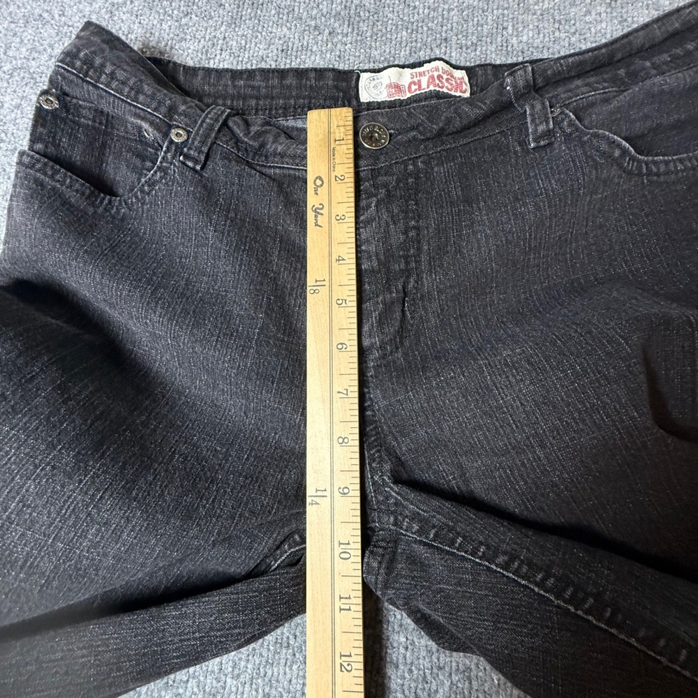 Faded Glory Petite 10 Black Stretch Bootcut Jeans Women's Classic‎ Fit - Picture 7 of 9